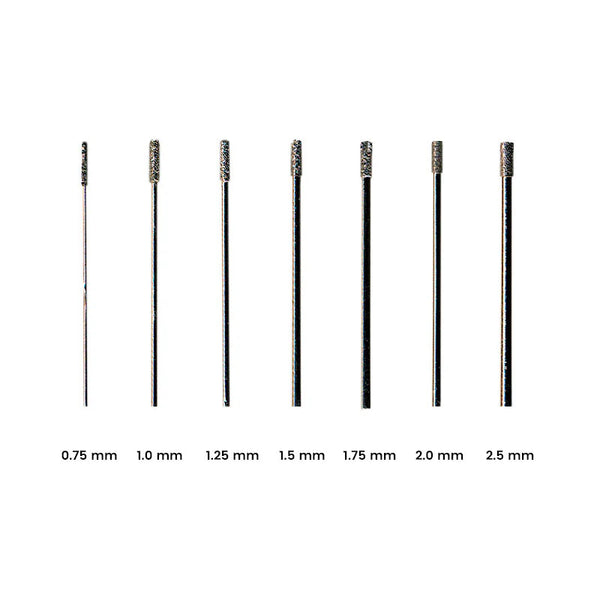 Hi-Tech Diamond 7-piece diamond wire drill set
