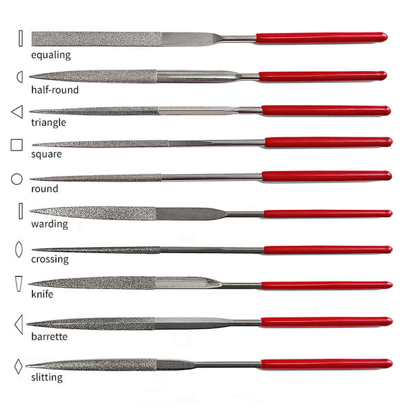 10-piece diamond file sets